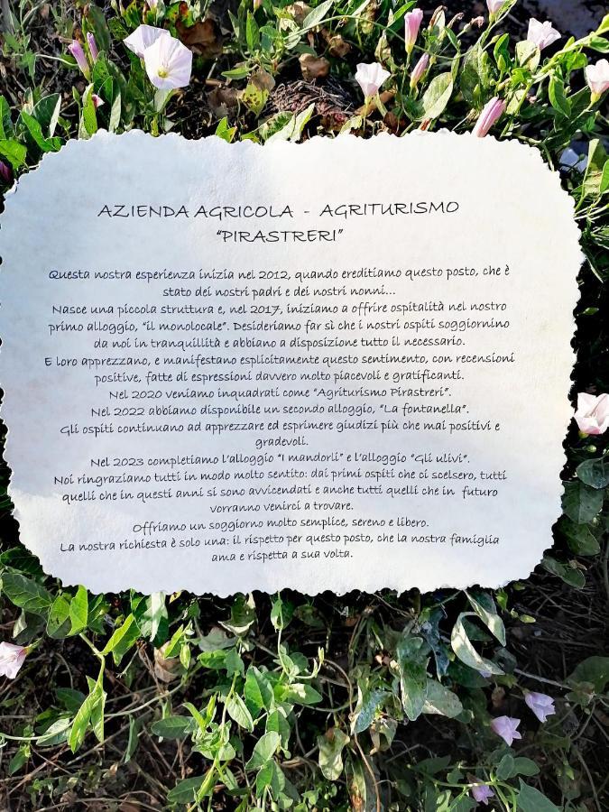 Agriturismo "Pirastreri" Синискола Экстерьер фото